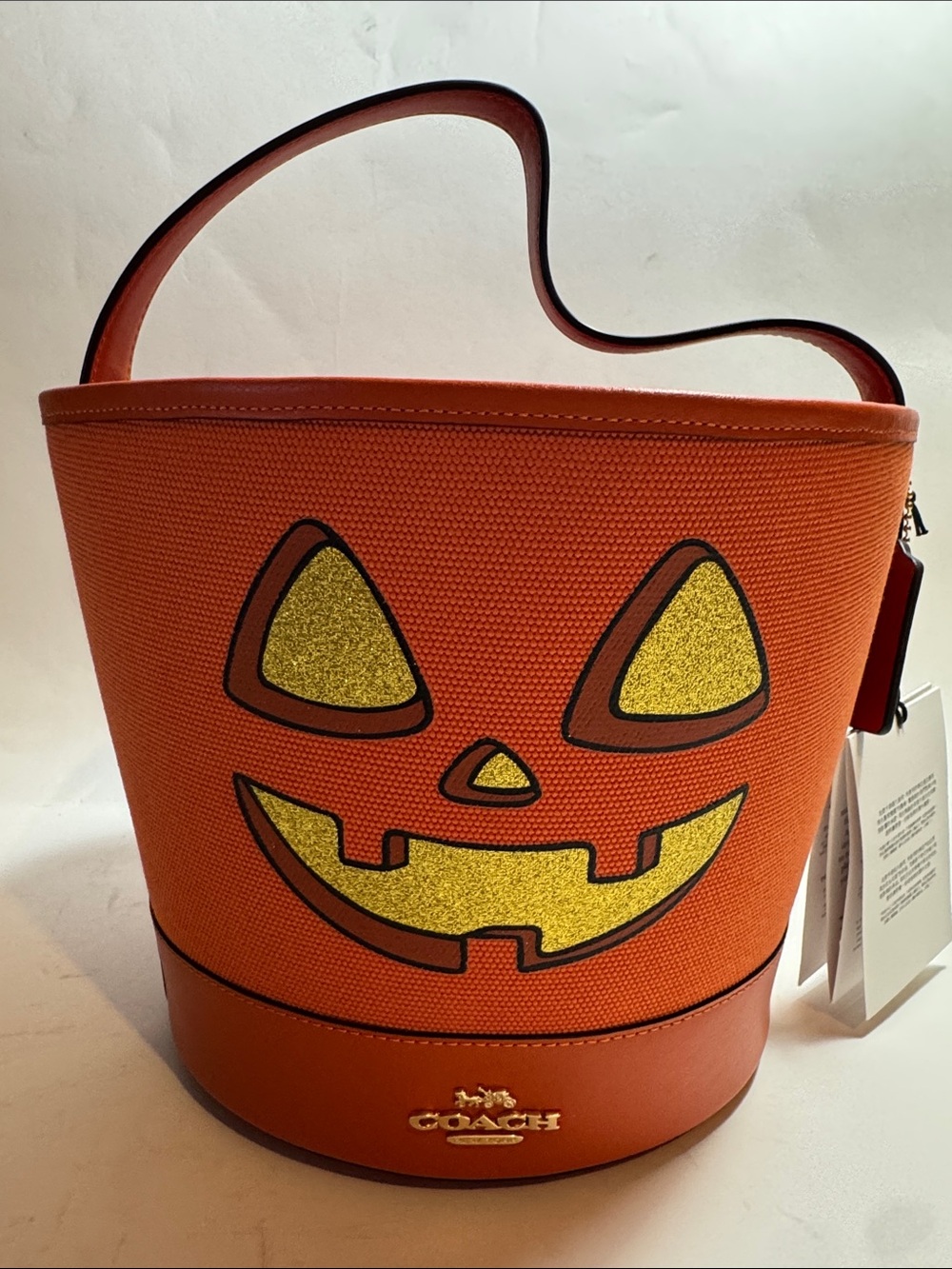 Coach Halloween Jack O’Lantern Trick or Treat Bucket